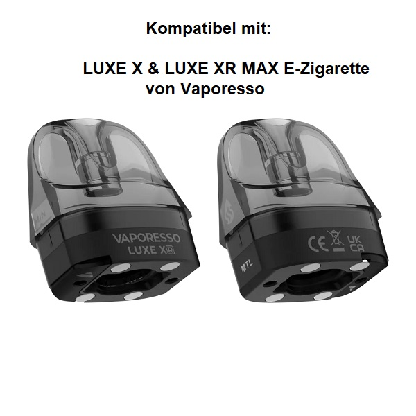Vaporesso Vaporesso - Luxe XR DTL Leer Pod - Ohne Coil - 2er Pack