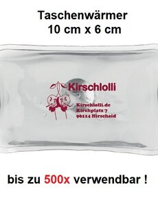 Kirschlolli Kirschlolli Handwärmer - wiederverwendbar Taschenwärmer für unterwegs