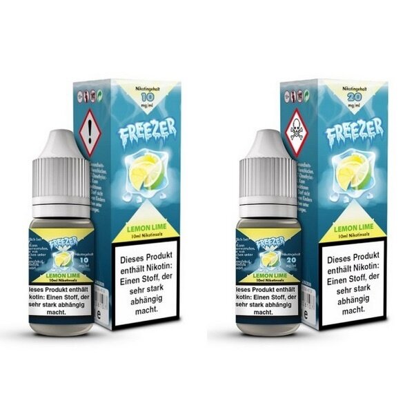 Freezer Freezer - Lemon Lime - Nikotinsalz Liquid 10 ml - 10 mg | 20 mg - Mit Steuerbanderole