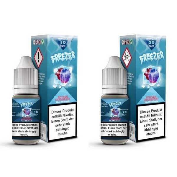 Freezer Freezer - Boysen Cranberry - Nikotinsalz Liquid 10 ml - 10 mg | 20 mg - Mit Steuerbanderole
