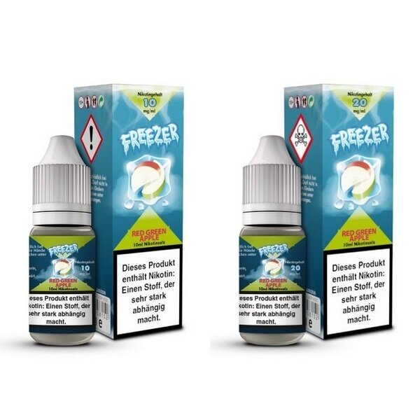 Freezer Freezer - Red Green Apple - Nikotinsalz Liquid 10 ml - 10 mg | 20 mg - Mit Steuerbanderole