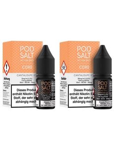Pod Salt Pod Salt - Cantaloupe Ice - 10 ml Salt Liquid - 11 mg | 20 mg Nikotin - Mit Steuerbanderole