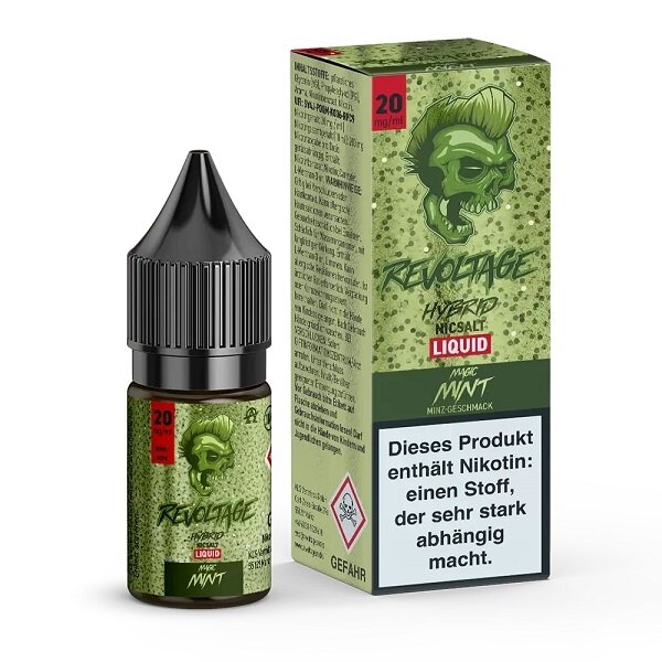 Revoltage Revoltage - Magic Mint - Hybrid Nikotinsalz Liquid 20 mg - 10 ml - NEUE STEUER !