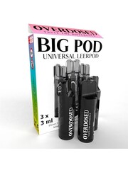 Overdosed Overdosed - Big Pod - Leerpod 3 ml - Selbstbefüllbarer Pod - 1.0 Ohm - 3er Pack