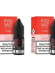 Pod Salt Pod Salt - Red Apple Ice - 10 ml Salt Liquid - 11 mg | 20 mg Nikotin - Mit Steuerbanderole
