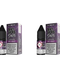 Six Licks Six Licks - Bite the Bullet - Nikotinsalz Liquid 10 ml - 10 | 20 mg Nikotin - Mit Steuerbanderole