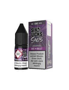 Six Licks Six Licks - Bite the Bullet - Nikotinsalz Liquid 10 ml - 10 mg Nikotin - Mit Steuerbanderole