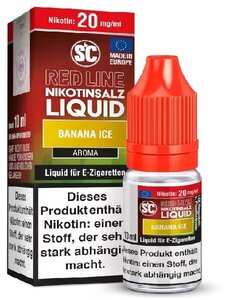 SC Red Line SC - Red Line - Banana Ice - 20 mg Nikotinsalz Liquid - Mit Steuerbanderole