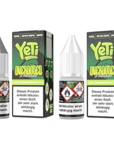 Yeti Yeti Overdosed - Kiwi Passionfruit Ice - Nic Salt Liquid 10 ml - 10 mg | 20 mg - Mit Steuerbanderole