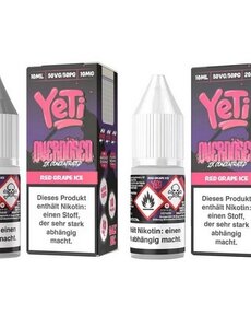 Yeti Yeti Overdosed - Red Grape Ice - Nic Salt Liquid 10 ml - 5 mg | 10 mg | 20 mg - Mit Steuerbanderole