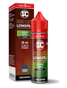 SC Red Line SC - Red Line - Double Apple - 10 ml Aroma - Longfill - Mit Steuerbanderole