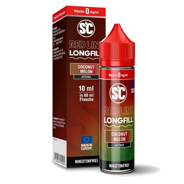 SC Red Line SC - Red Line - Coconut Melon - 10 ml Aroma - Longfill - Mit Steuerbanderole