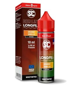 SC Red Line SC - Red Line - Orange Vanilla - 10 ml Aroma - Longfill - Mit Steuerbanderole