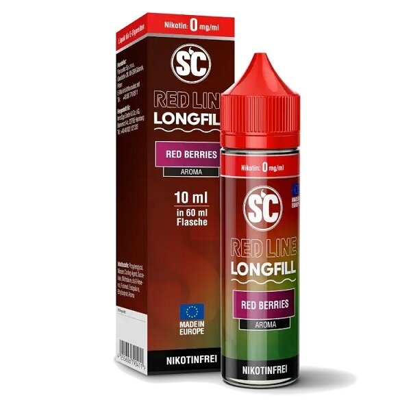 SC Red Line SC - Red Line - Red Berries - 10 ml Aroma - Longfill - Mit Steuerbanderole