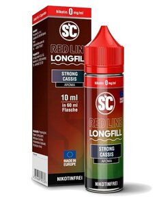 SC Red Line SC - Red Line - Strong Cassis - 10 ml Aroma - Longfill - Mit Steuerbanderole