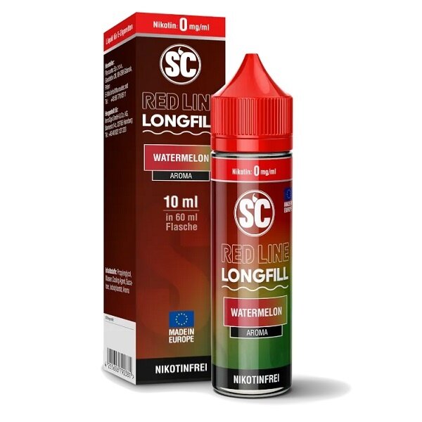 SC Red Line SC - Red Line - Watermelon - 10 ml Aroma - Longfill - Mit Steuerbanderole