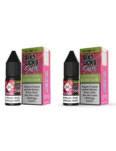 Six Licks Six Licks - Berried Alive - Nikotinsalz Liquid 10 ml - 10 | 20 mg Nikotin - Mit Steuerbanderole