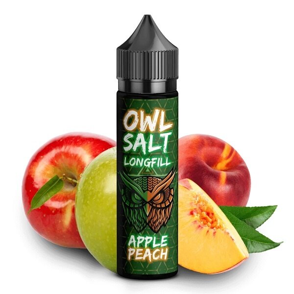 OWL OWL Salt - Apple Peach - 10 ml Aroma - Longfill - Mit Steuerbanderole