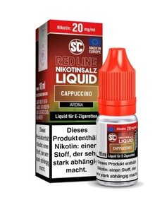 SC Red Line SC - Red Line - Cappuccino - 20 mg Nikotinsalz Liquid - Mit Steuerbanderole