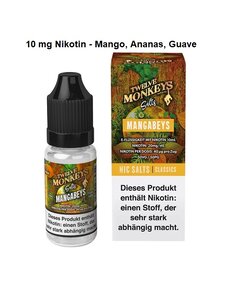Twelve Monkeys Twelve Monkeys - Mangabeys - Nikotinsalz Liquid 10 ml - 10 mg Nikotin - Mit Steuerbanderole