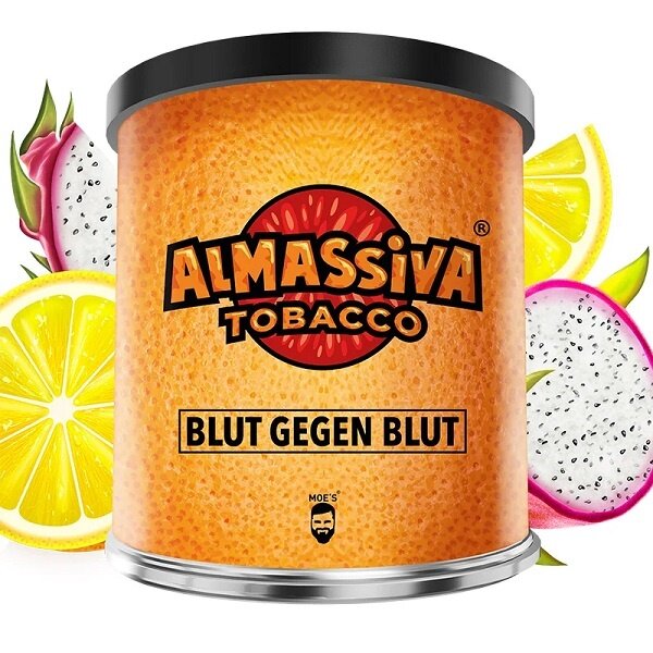 Almassiva Almassiva Tobacco 200 g - Blut gegen Blut - Zitrone und Drachenfrucht