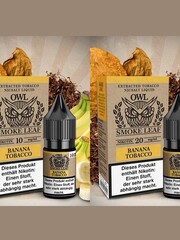 OWL Smoke Leaf OWL Smoke Leaf - Banana Tobacco - 10 ml Nikotinsalzliquid - 10 mg | 20 mg - Mit Steuerbanderole