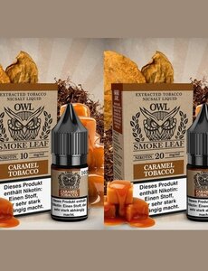 OWL Smoke Leaf OWL Smoke Leaf - Caramel Tobacco - 10 ml Nikotinsalzliquid - 10 mg | 20 mg - Mit Steuerbanderole