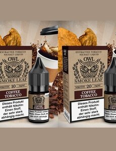 OWL Smoke Leaf OWL Smoke Leaf - Coffee Tobacco - 10 ml Nikotinsalzliquid - 10 mg | 20 mg - Mit Steuerbanderole