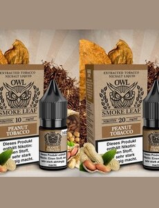 OWL Smoke Leaf OWL Smoke Leaf - Peanut Tobacco - 10 ml Nikotinsalzliquid - 10 mg | 20 mg - Mit Steuerbanderole