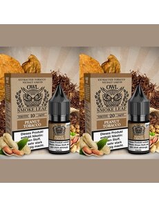 OWL Smoke Leaf OWL Smoke Leaf - Peanut Tobacco - 10 ml Nikotinsalzliquid - 10 mg | 20 mg - Mit Steuerbanderole