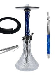 Jookah Jookah - Edelstahl Shisha - Straight Flush - Black Steel | Blue