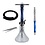 Jookah Jookah - Edelstahl Shisha - Straight Flush - Black Steel | Blue