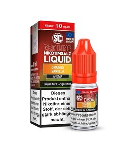 SC Red Line SC - Red Line - Orange Vanilla - 10 mg Nikotinsalz Liquid - Mit Steuerbanderole