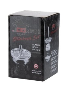 Jookah Jookah - Steinkopf Set Black | Gold (Gelb) Edition