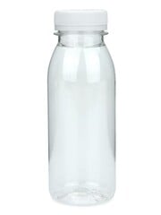 L&S Kunststoffflasche (PET) mit Deckel (PP) - 250 ml - durchsichtig