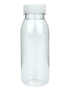 L&S Kunststoffflasche (PET) mit Deckel (PP) - 250 ml - durchsichtig