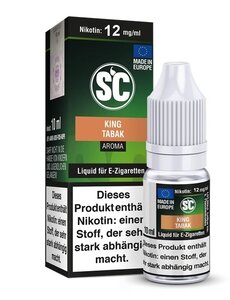 SC SC - King Tabak - 12 mg Nikotin Liquid - Mit Steuerbanderole