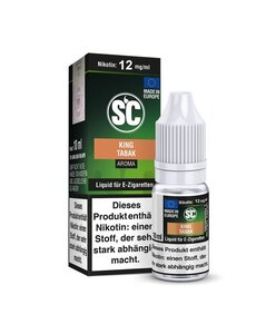 SC SC - King Tabak - 12 mg Nikotin Liquid - Mit Steuerbanderole