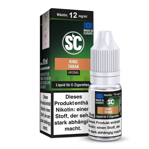 SC SC - King Tabak - 12 mg Nikotin Liquid - Mit Steuerbanderole