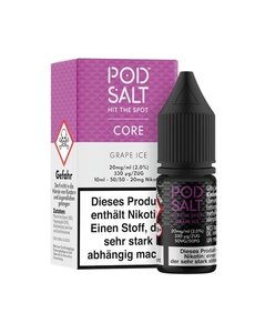 Pod Salt Pod Salt - Grape Ice - 10 ml Salt Liquid - 20 mg Nikotin - Mit Steuerbanderole