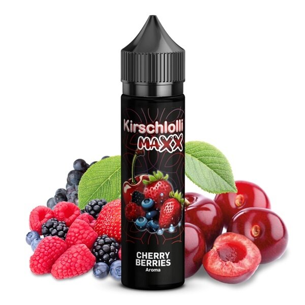 Kirschlolli Maxx Kirschlolli MAXX - Cherry Berrys - 10 ml Aroma Longfill - Mit Steuerbanderole