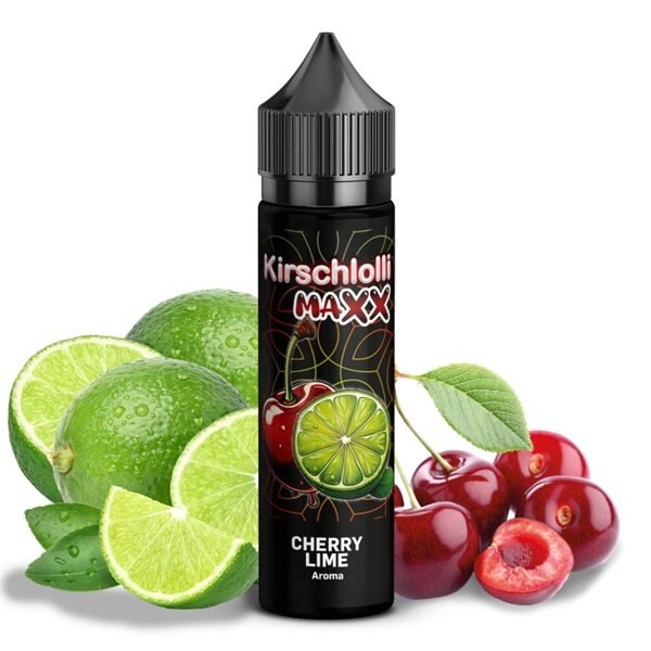 Kirschlolli Maxx Kirschlolli MAXX - Cherry Lime - 10 ml Aroma Longfill - Mit Steuerbanderole
