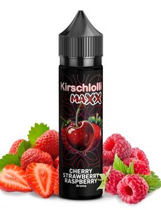 Kirschlolli Maxx Kirschlolli MAXX - Cherry Strawberry Raspberry - 10 ml Aroma Longfill - Mit Steuerbanderole