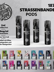 187 Strassenbande 187 Straßenbande Pods - 20 mg - 1 Stück - Mit Steuerbanderole - AUSVERKAUF !