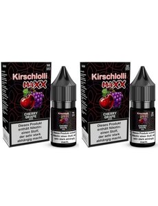 Kirschlolli Maxx Kirschlolli MAXX - Cherry Grape - Nikotinsalz Liquid - 10 mg | 20 mg - Mit Steuerbanderole