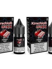 Kirschlolli Maxx Kirschlolli MAXX - Cherry Gum - Nikotinsalz Liquid - 10 mg | 20 mg - Mit Steuerbanderole