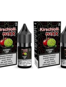 Kirschlolli Maxx Kirschlolli MAXX - Cherry Lime - Nikotinsalz Liquid - 10 mg | 20 mg - Mit Steuerbanderole
