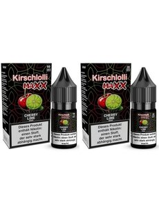 Kirschlolli Maxx Kirschlolli MAXX - Cherry Lime - Nikotinsalz Liquid - 10 mg | 20 mg - Mit Steuerbanderole