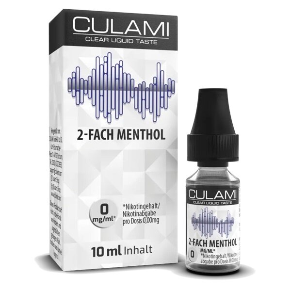 Culami Culami - 2-Fach Menthol - Liquid - OHNE NIKOTIN - Mit Steuerbanderole