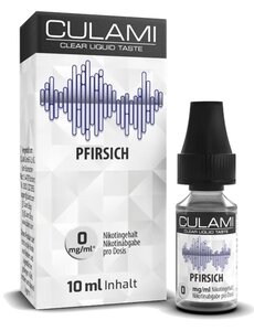 Culami Culami - Pfirsich - Liquid - OHNE NIKOTIN - Mit Steuerbanderole
